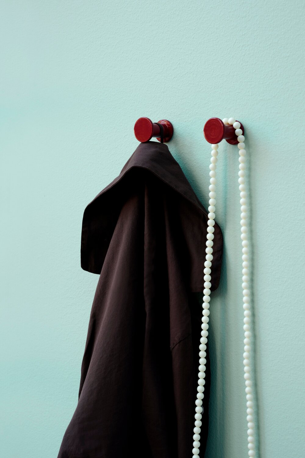 Bolt knager, sæt af 2 - rød